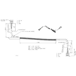 Przepust kablowy mini KFV ZEM KU-MI-SB-A0-F0-0.16M-B0-0.16M - 3513131