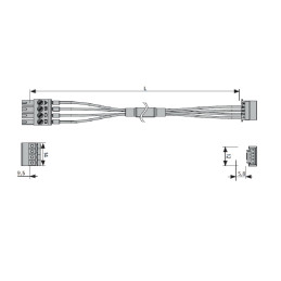 Przewód do połączenia ZKS SI-BUS i zasuwnicy - 3513124