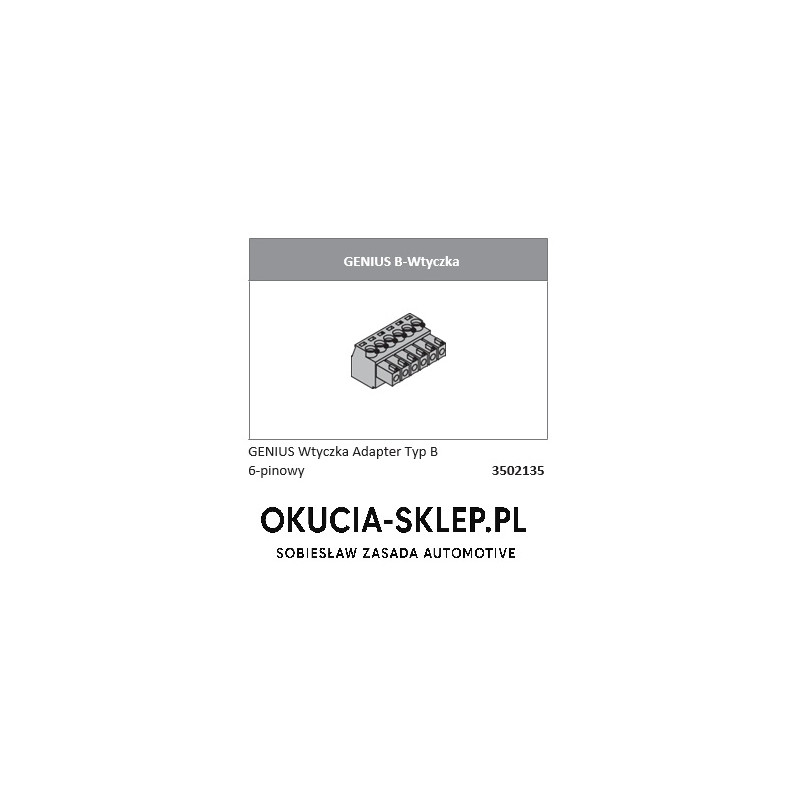 Adapter do zasuwnicy Genius - 3502135