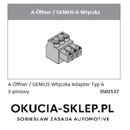 Adapter do zasuwnicy Genius...