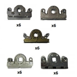 Zestaw naprawczy do zasuwnic - kaseta MIX 30 sztuk