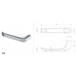 Klamko-klamka Wala H1/Sk1