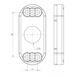 Klamko-klamka Wala H1/Sk1